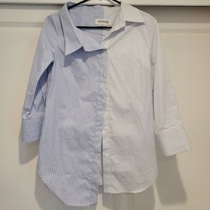 Monse Asymmetrical Button Down Shirt
